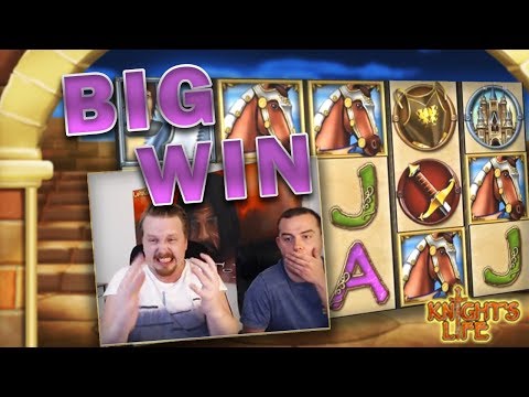 Big win with 4 scatters in Knight’s Life slot!