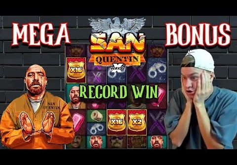 SAN QUENTIN Record Win !!! Mega win online slot… Top Win… Best wins…