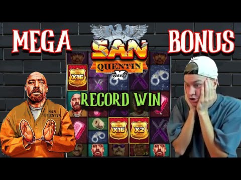 SAN QUENTIN Record Win !!! Mega win online slot… Top Win… Best wins…