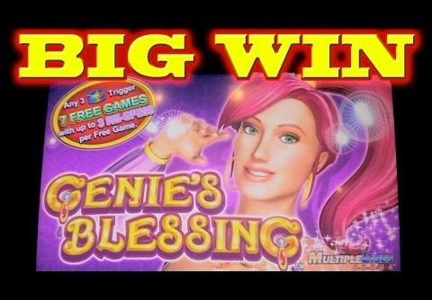 Genie’s Blessing SUPER BIG WIN Las Vegas Slot Machine Winner