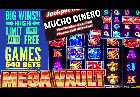 HUGE WIN/ JACKPOT/ $40 BETS/ MEGA VAULT SLOT