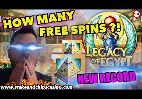 LEGACY OF EGYPT SLOT – ( WORLD RECORD SPINS ) ? 🚨 CASINO BONUS WIN !!