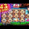 543 FREE SPINS on CHINA MYSTERY BIG WIN!!! 1c Konami Video Slot