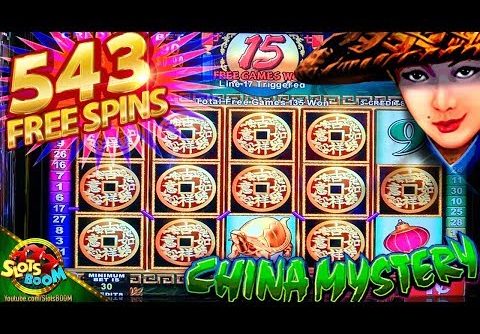 543 FREE SPINS on CHINA MYSTERY BIG WIN!!! 1c Konami Video Slot