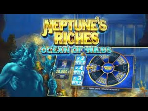 MEGA WIN. 34x WIN. WILD WIN.  BIG WIN. MEGA WIN. Free Spins. Neptune’s Riches: Ocean Of Wilds Slot.
