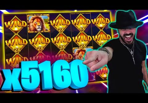 Roshtein New Big Win x5160 in Serengeti Kings Slot Top 7 wins of the Week