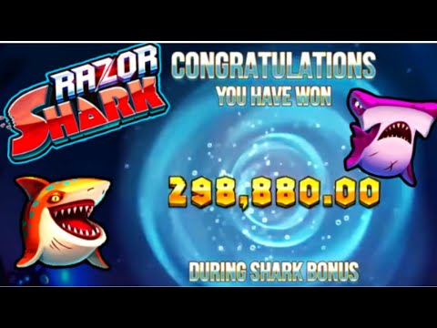 TOP 3 Biggest Wins on RAZOR SHARK Slot! He Got the 300 000€ WORLD RECORD WIN!!!