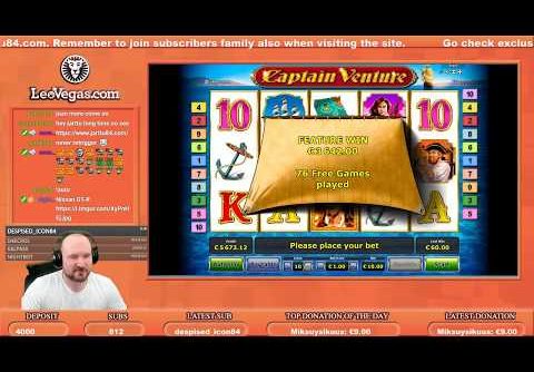 Captain Venture Slot Gives Mega Big Win!!