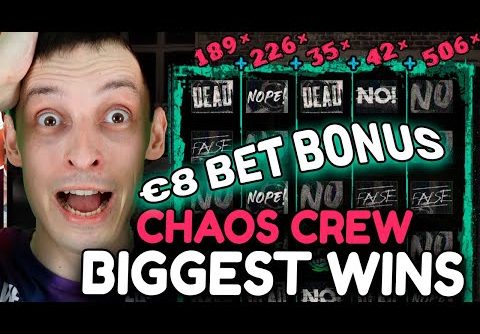 BIGGEST WINS CHAOS CREW SLOT + BIG BET BONUS