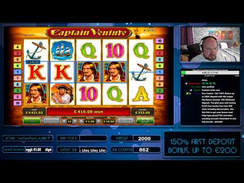 Mega Big Win!! Captain Venture Slot Gives Couple Retriggers!!