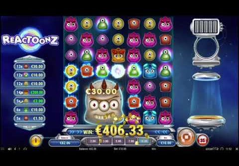 Record Win on Reactoonz online slot | Reactoonz Daily Dose