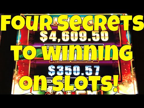 Four Secrets To Winning on Slot Machines