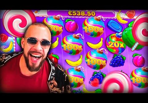 Streamer Crazy Epic Win +64 000$ on Sweet Bonanza slot – TOP 5 Biggest wins of the week