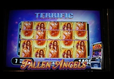 Fallen Angels FULL SCREEN + PROGRESSIVE JACKPOT Slot Machine Bonus SUPER MEGA BIG WIN