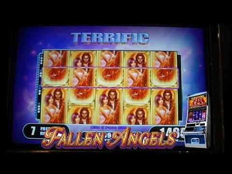 Fallen Angels FULL SCREEN + PROGRESSIVE JACKPOT Slot Machine Bonus SUPER MEGA BIG WIN