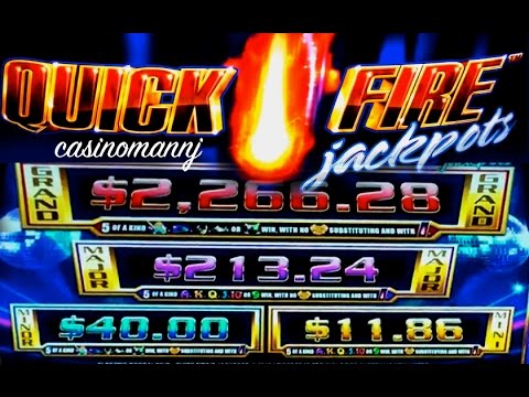 Quick Fire Jackpots – PROGRESSIVE WINS – Slot Machine Bonus