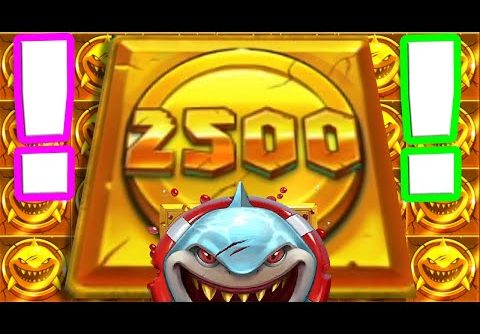 RAZOR SHARK 🦈🦈🦈SLOT MY BIGGEST RECORD WIN 🏆 2500X COIN DROPS INSANE BONUS HUNT UP TO €50 BET ‼️