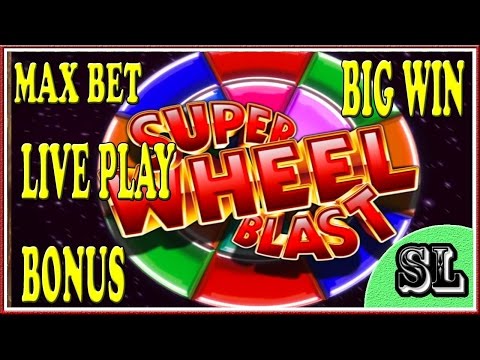 ** BIG WIN ** Super Wheel Blast ** Max Bet ** Live Play ** Bonus ** SLOT LOVER **