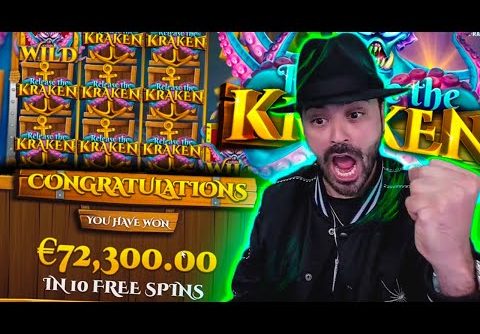 Roshtein BIG WIN 72 000€ on Release the Kraken Slot  Online Casino Biggest Wins of the week