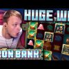 Super Big Win on the new IRON BANK Slot!