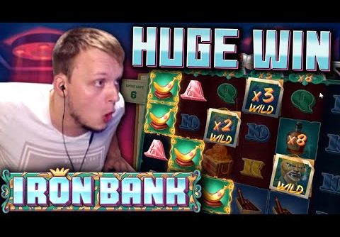 Super Big Win on the new IRON BANK Slot!