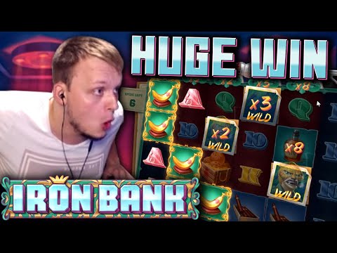 Super Big Win on the new IRON BANK Slot!