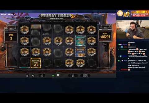 INSANE $115,000 WIN ON MONEY TRAIN 2, World Record, big win, slots, slot, casino, online slots