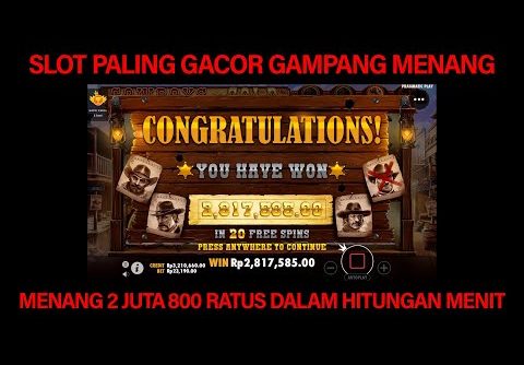 MAIN SLOT GACOIR GAMPANG MENANG COWBOYS GOLD PRAGNATIC PLAY 2021 MEGA WIN