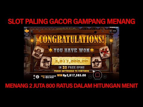 MAIN SLOT GACOIR GAMPANG MENANG COWBOYS GOLD PRAGNATIC PLAY 2021 MEGA WIN