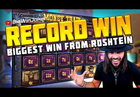 RECORD WIN! BIGGEST WIN IN  SLOT MONEY TRAIN FROM ROSHTEIN!