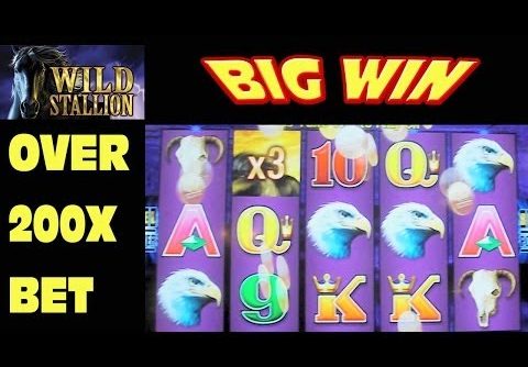 Wild Stallion -BIG WIN- Slot Machine Bonus Round Free Games