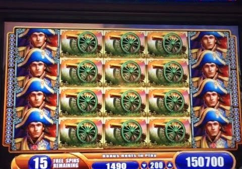 **MASSIVE JACKPOT ** NAPOLEON & JOSEPHINE slot machine AMAZING FULL SCREEN JACKPOT HANDPAY WIN!