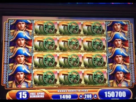 **MASSIVE JACKPOT ** NAPOLEON & JOSEPHINE slot machine AMAZING FULL SCREEN JACKPOT HANDPAY WIN!