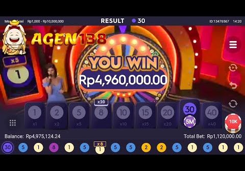 BIG WIN!!  MEGA WHEEL || LIVE CASINO || PRAGMATIC.