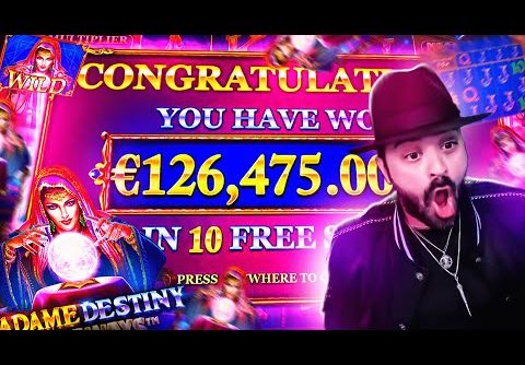 ROSHTEIN Insane Win 128.000€ on Madame Destiny Megaways Slot – TOP 5 Mega wins of the week