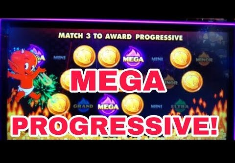 MEGA PROGRESSIVE WIN! BUNCH OF BONUSES! VEGAS SLOT PLAY