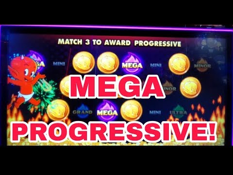 MEGA PROGRESSIVE WIN! BUNCH OF BONUSES! VEGAS SLOT PLAY