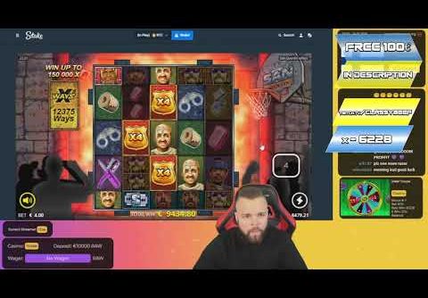 Streamer Epic Big Win on San Quentin slot – Top 5 Best wins of the week slots