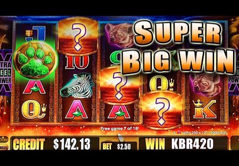 SUPER BIG WIN on a NON-SUPER FEATURE SUNSET KING BONUS SLOT MACHINE – Aristocrat Slots