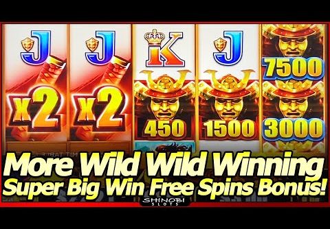 Wild Wild Samurai Slot Machine – Super Big Win Free Spins Bonus!  Wild Wild Winning Continues!