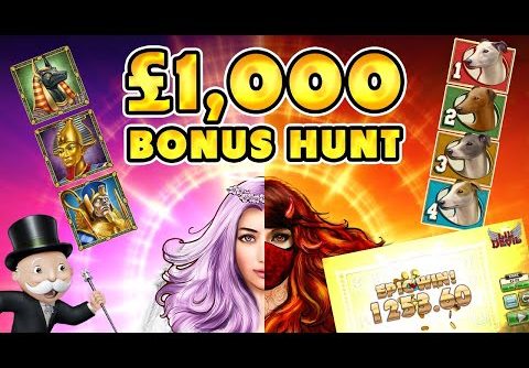 👿 LIL DEVIL SLOT HUGE WIN & MONOPOLY MEGAWAYS!!! £1K BONUS HUNT LETS GO! 👿