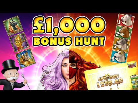 👿 LIL DEVIL SLOT HUGE WIN & MONOPOLY MEGAWAYS!!! £1K BONUS HUNT LETS GO! 👿