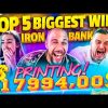 SLOT MACHINE RECORD WIN €32K – TOP 5 Biggest Wins on Iron Bank