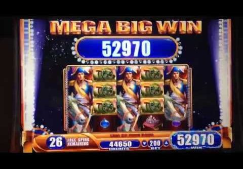 Napoleon & Josephine slot machine HUGE MEGA BIG WIN Bonus