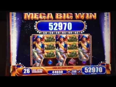 Napoleon & Josephine slot machine HUGE MEGA BIG WIN Bonus