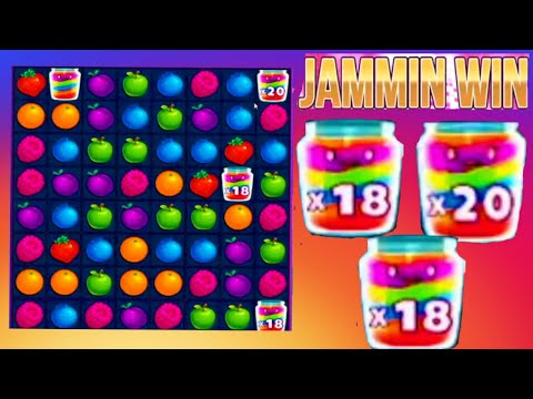 JAMMIN JARS SLOT MY BIGGEST WIN EVER ON THIS GAME OMG 😮 WHAT A BONUS MUST SEE CRAZY MULTIPLIERS!!!!🍓