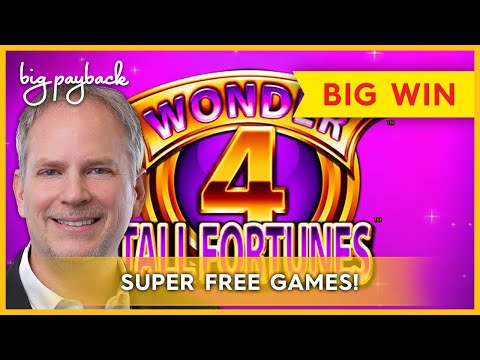 SUPER FREE GAMES! Wonder 4 Tall Fortunes Slot – $19.50 BET, HUGE WIN!