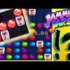 JAMMIN JARS SLOT BIG WIN!🍓I LANDED 4 JARS AGAIN!!! BACK TO BACK BONUS!! CAN WE CONNECT THEM ALL??🍓