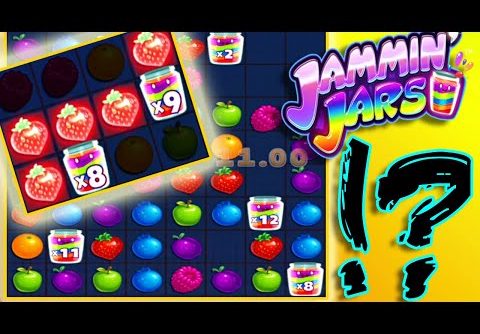 JAMMIN JARS SLOT BIG WIN!🍓I LANDED 4 JARS AGAIN!!! BACK TO BACK BONUS!! CAN WE CONNECT THEM ALL??🍓