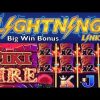 LIGHTNING LINK Slot Machine – TIKI FIRE – Very Big Win Bonus – Aristocrat Pokies 번개 링크 슬롯 머신